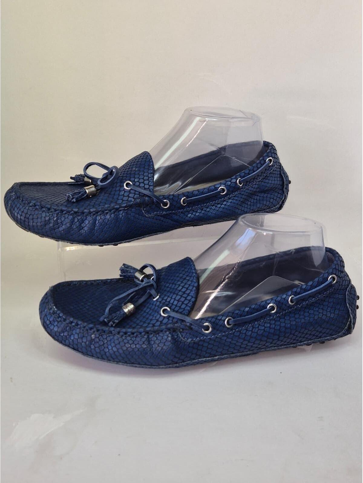 Cole Haan Blue Air Grant Driver Loafers Men's Shoes 9.5 Suede Slip On Moccasin